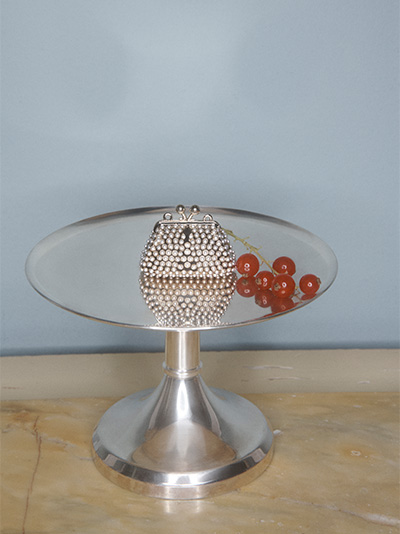 Metal brooch with rhinestones, yellow | Weekend Max Mara